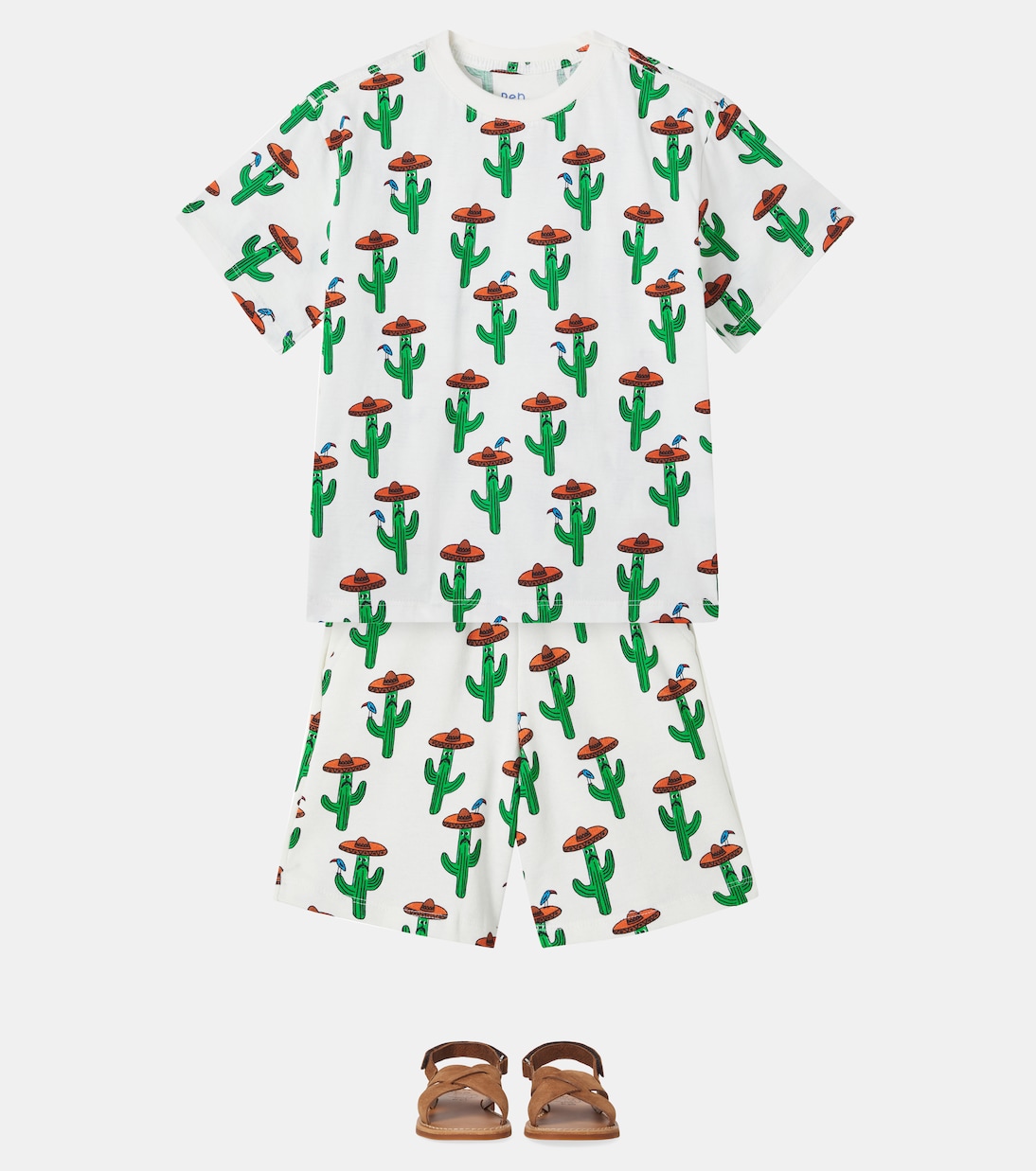 Set Senor Cacto aus T-Shirt und Shorts | Fábula