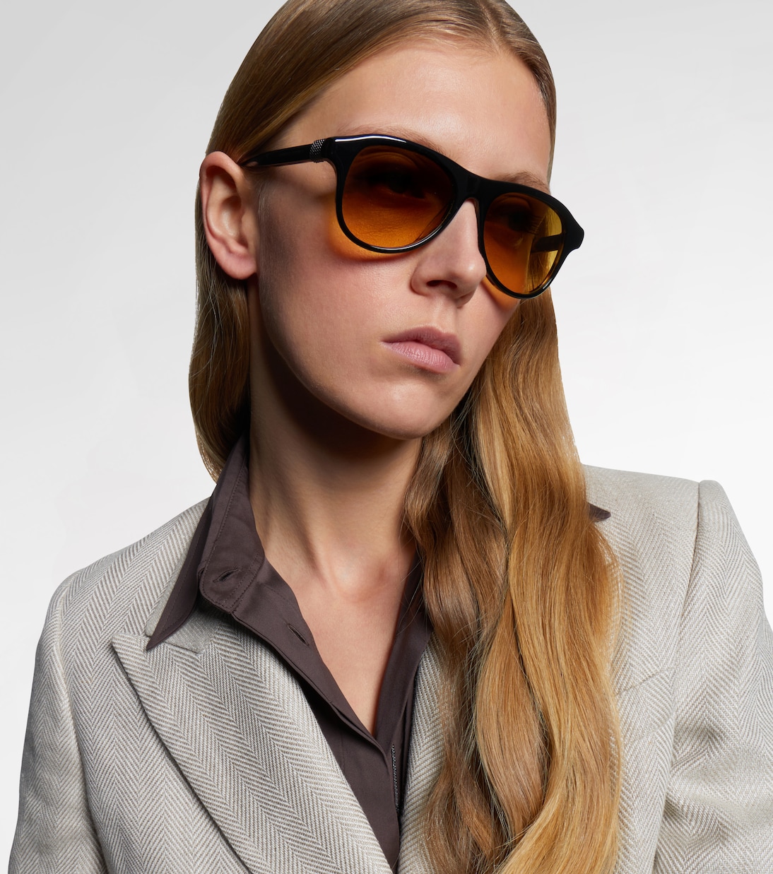 Runde Sonnenbrille Monili | Brunello Cucinelli