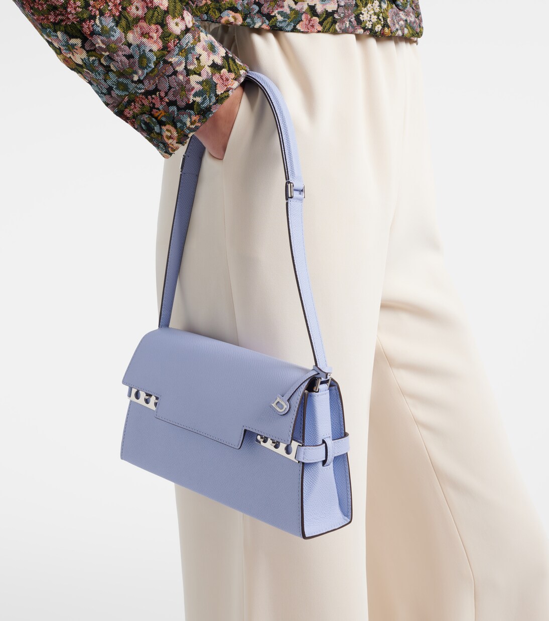 Tempête PM leather tote bag | Delvaux