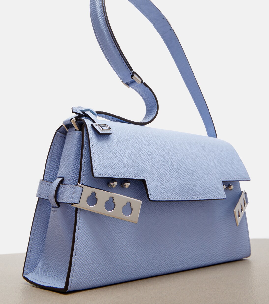 Tempête PM leather tote bag | Delvaux