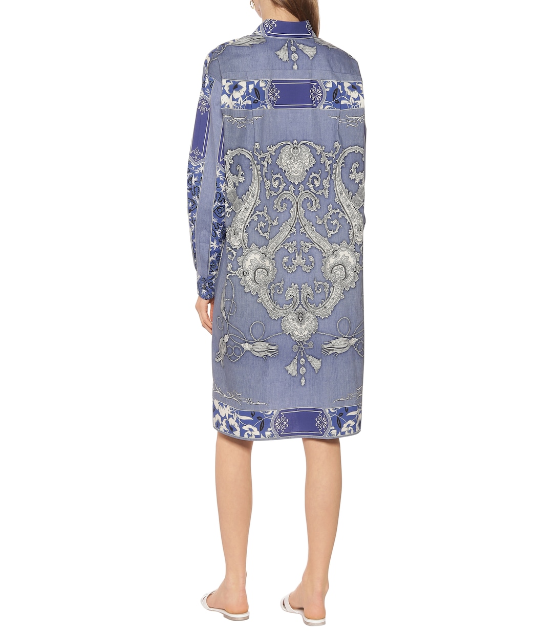 Printed cotton shirt dress | Etro