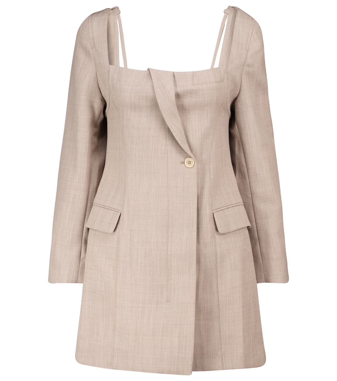 La Robe Maniu virgin wool minidress | Jacquemus