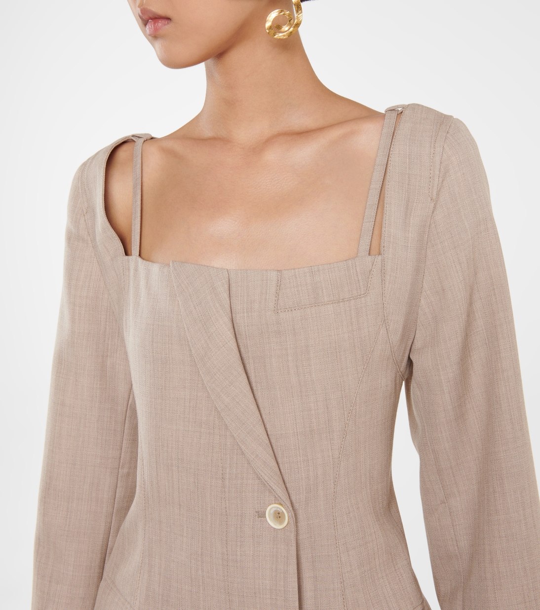 La Robe Maniu virgin wool minidress | Jacquemus