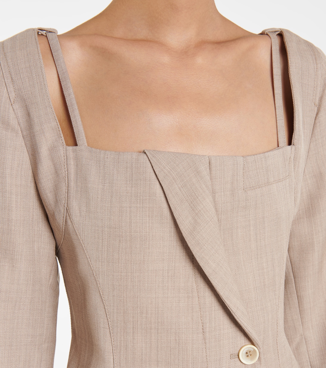 La Robe Maniu virgin wool minidress | Jacquemus