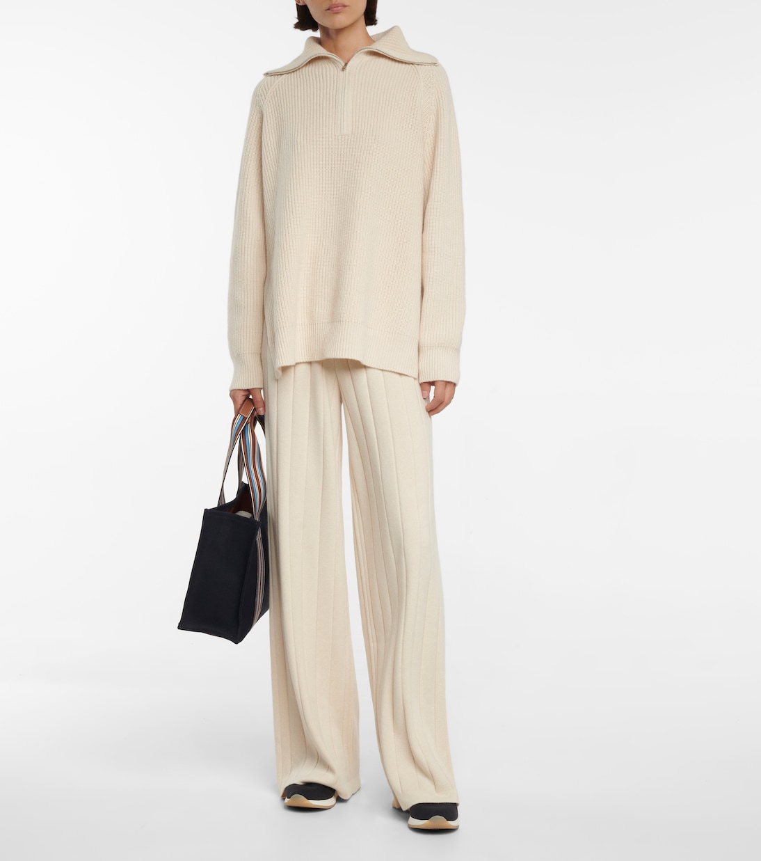 Pantalones anchos Duca D'Aosta cachemir | Loro Piana