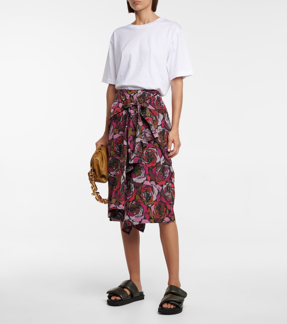 Floral midi skirt | Dries Van Noten