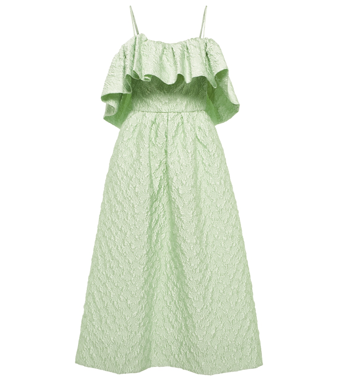 Midikleid aus Matelassé | Monique Lhuillier