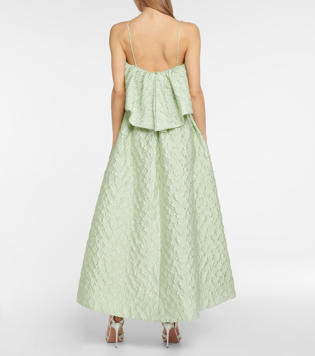 Midikleid aus Matelassé | Monique Lhuillier