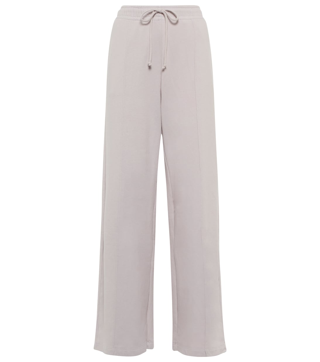 Cotton high-rise wide-leg pants | Velvet