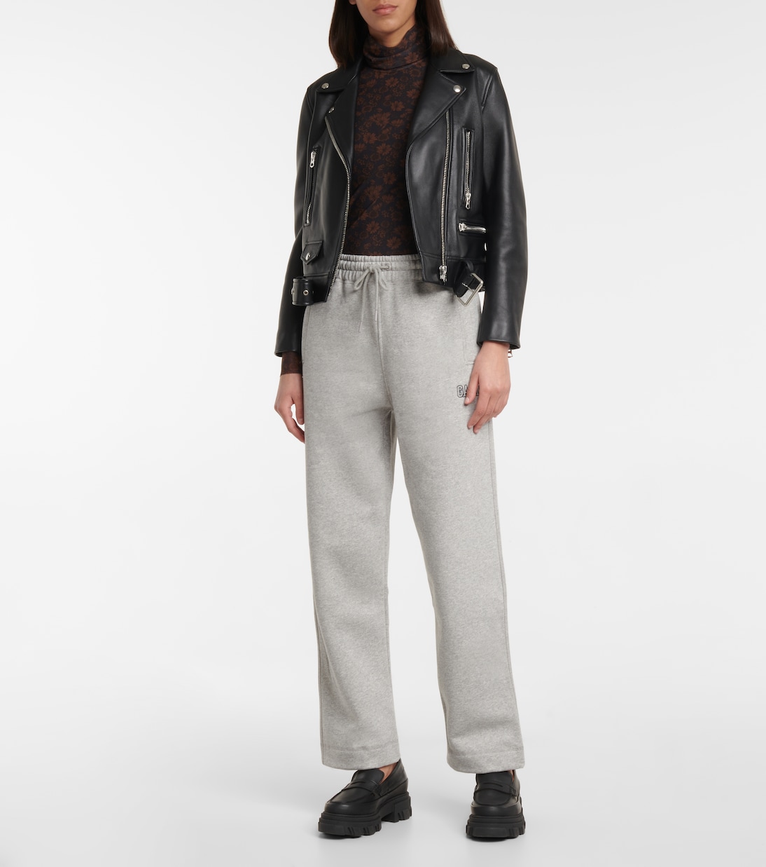 Cotton-blend sweatpants | Ganni