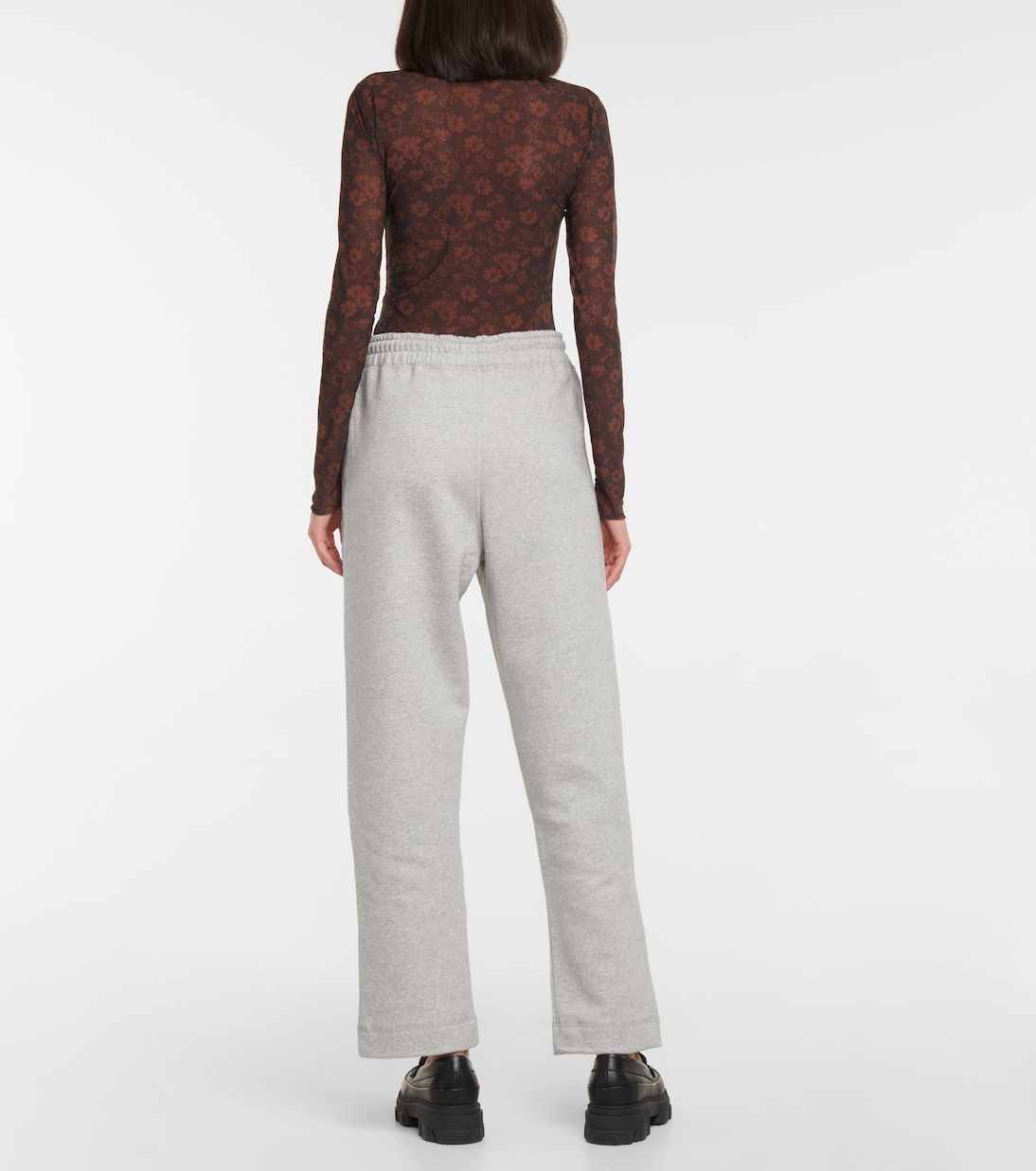 Cotton-blend sweatpants | Ganni