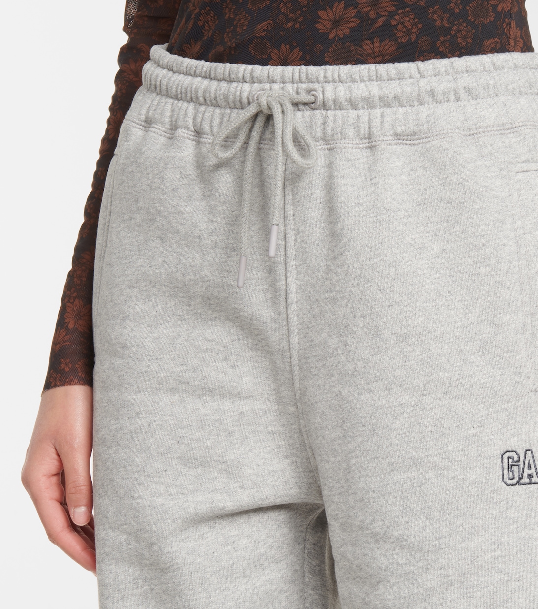 Cotton-blend sweatpants | Ganni