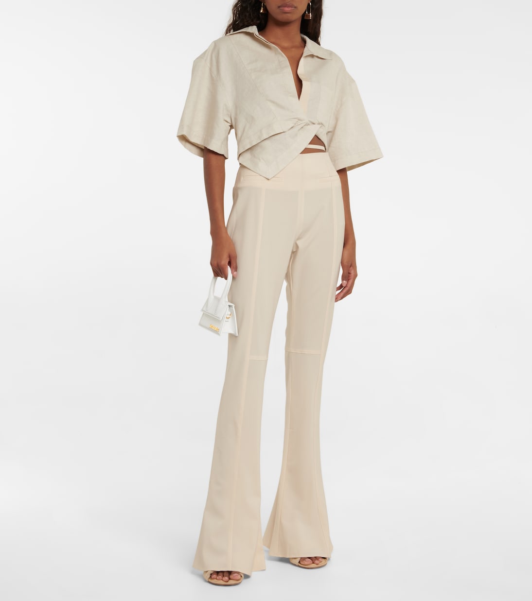 Le Pantalon Tangelo en laine mélangée | Jacquemus
