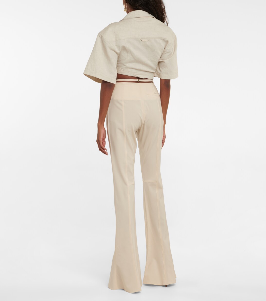 Le Pantalon Tangelo en laine mélangée | Jacquemus