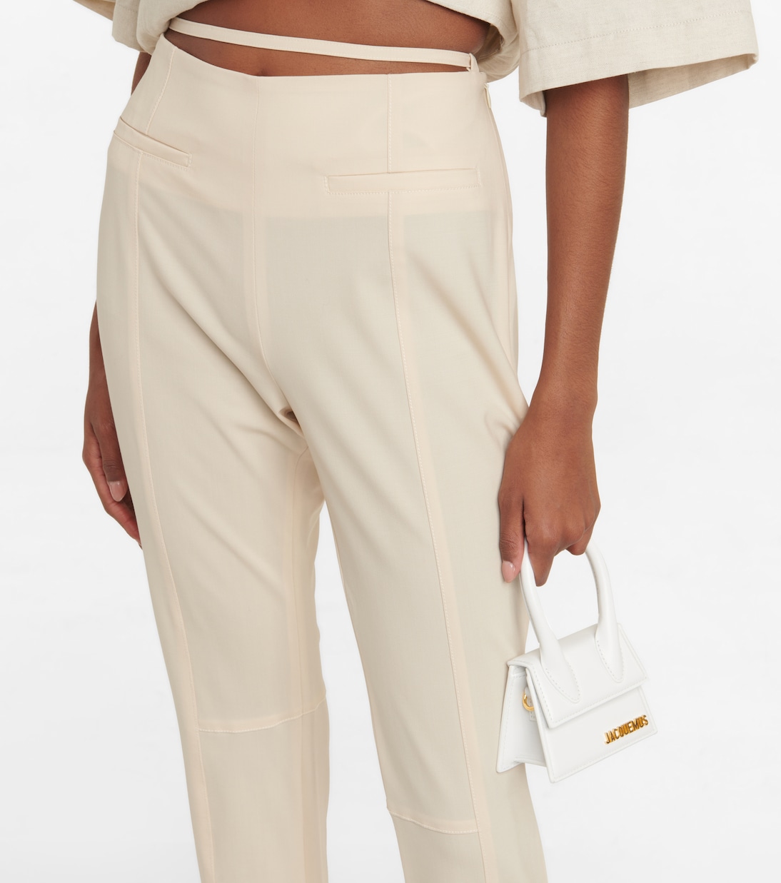 Le Pantalon Tangelo en laine mélangée | Jacquemus
