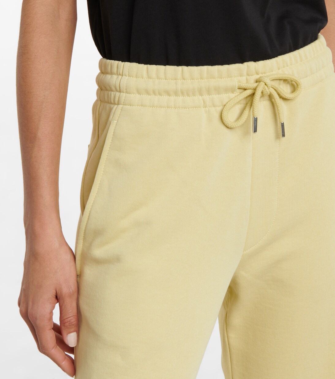 High-rise cotton jersey sweatpants | Dries Van Noten
