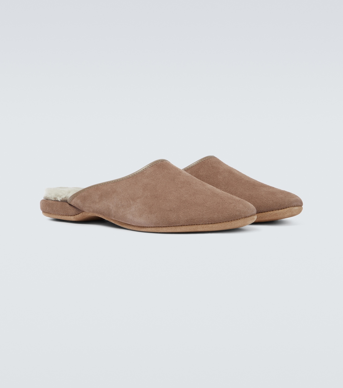 Crawford suede slippers | Derek Rose