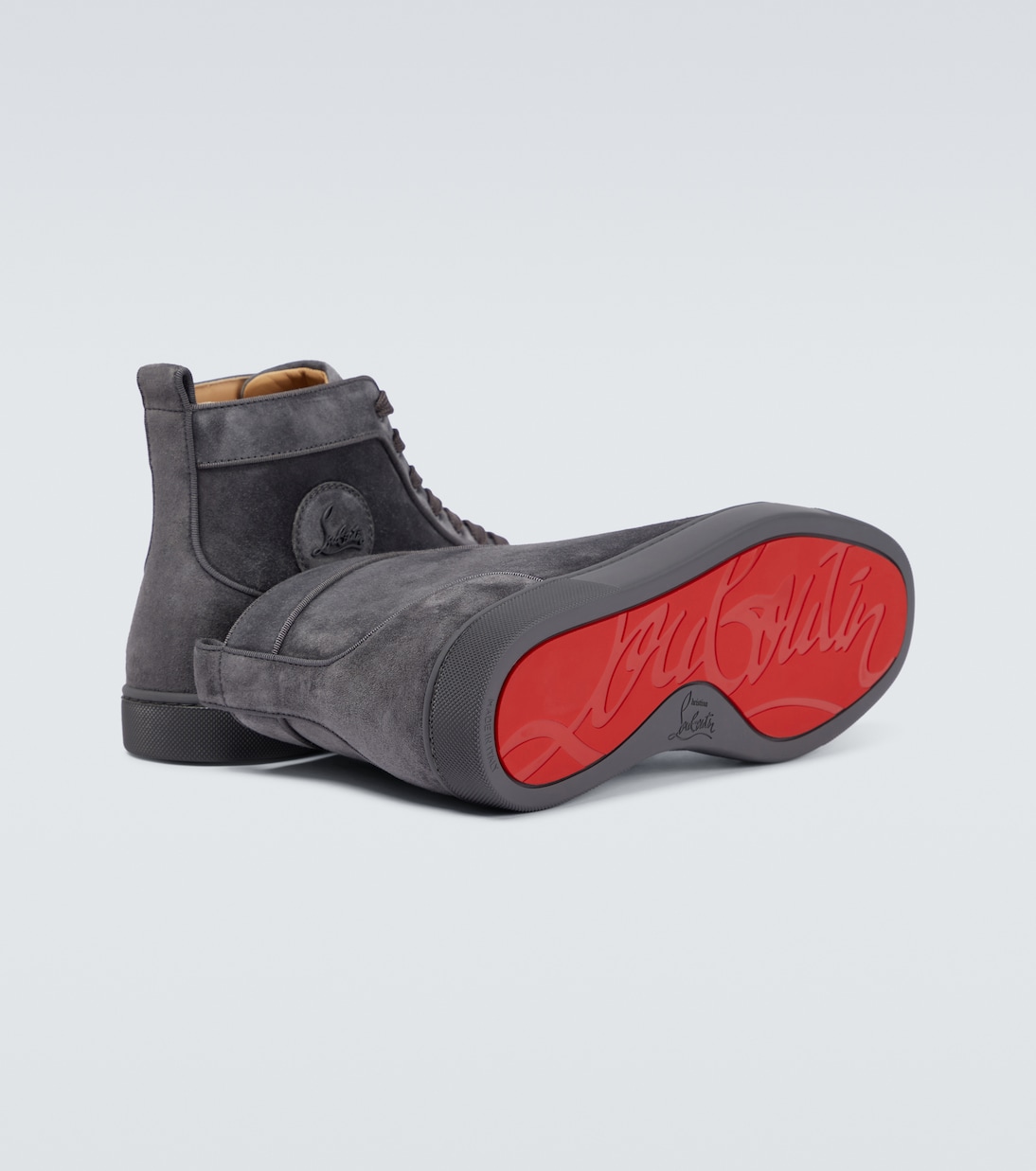Louis suede high-top sneakers | Christian Louboutin