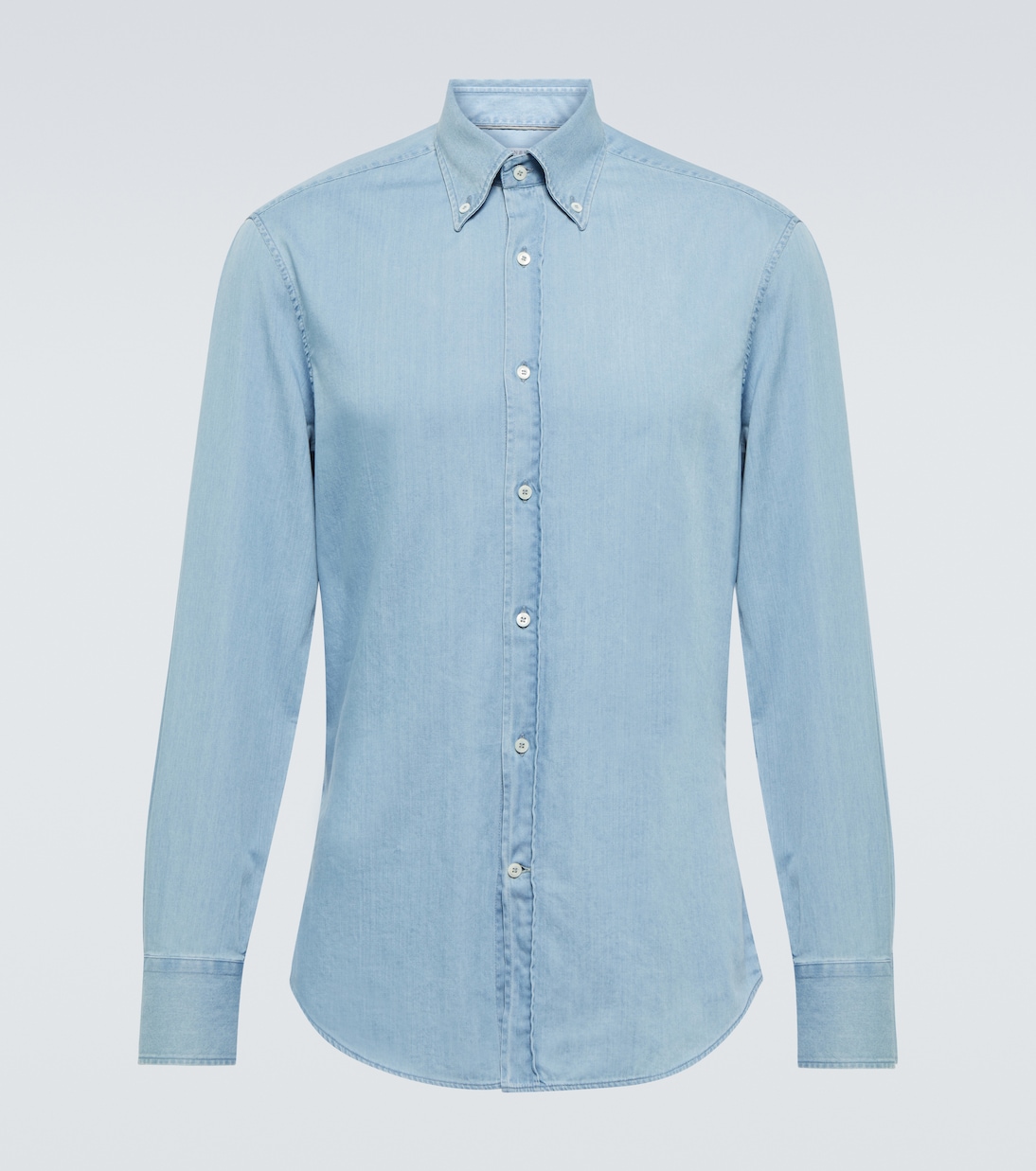 Camisa denim abotonada | Brunello Cucinelli