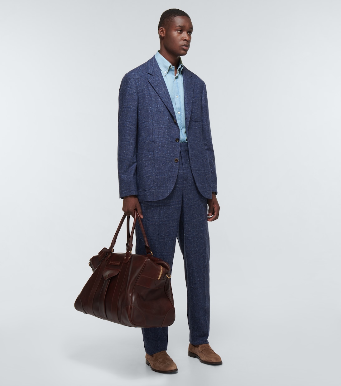 Camisa denim abotonada | Brunello Cucinelli