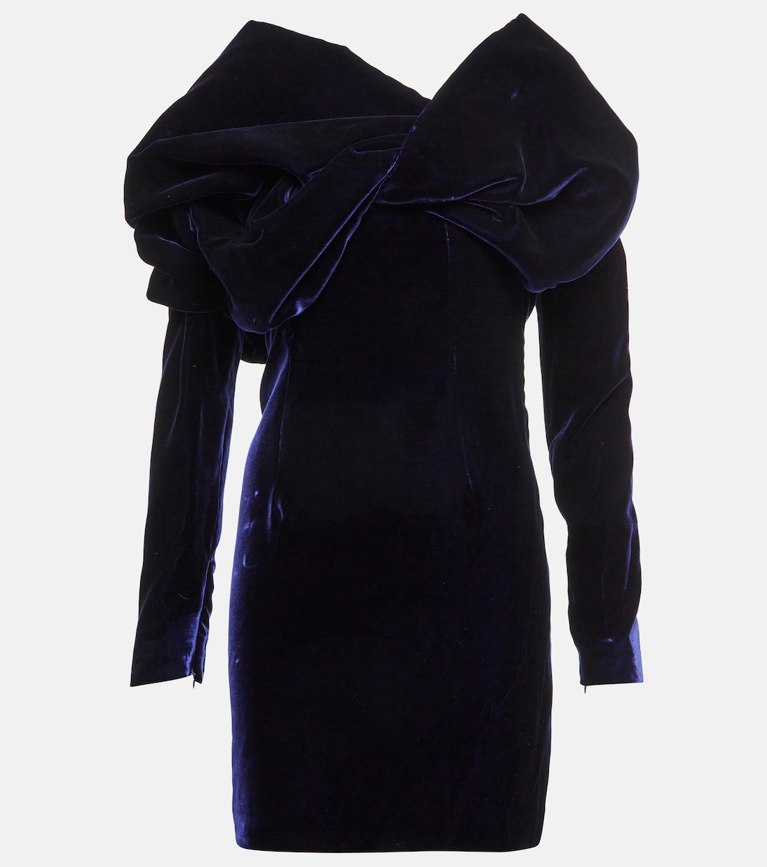 Ruched velvet minidress | Tom Ford