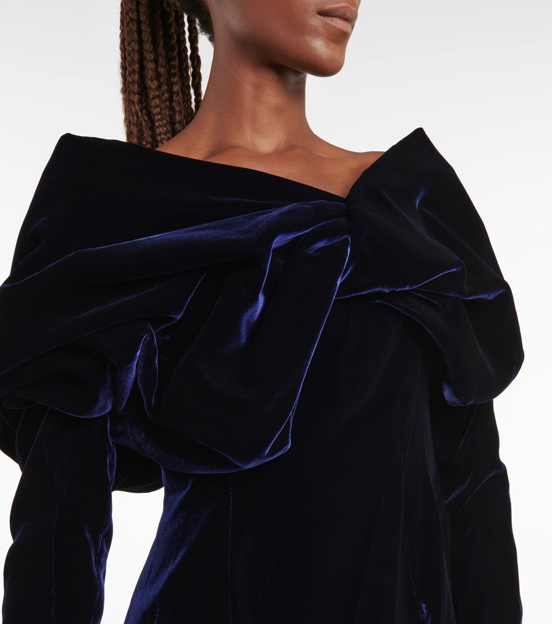 Ruched velvet minidress | Tom Ford