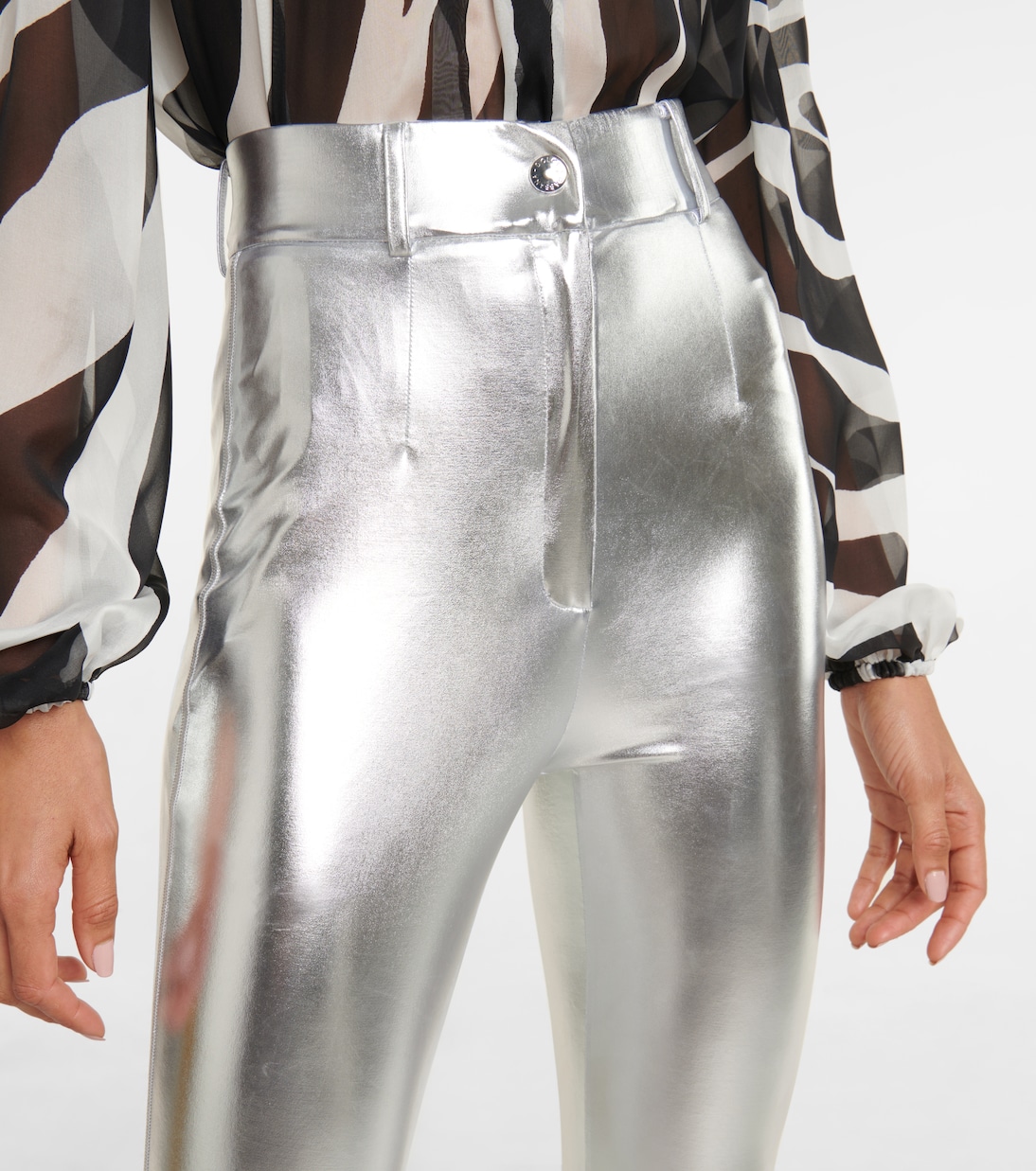 Leggings in latex a vita alta | Dolce&Gabbana