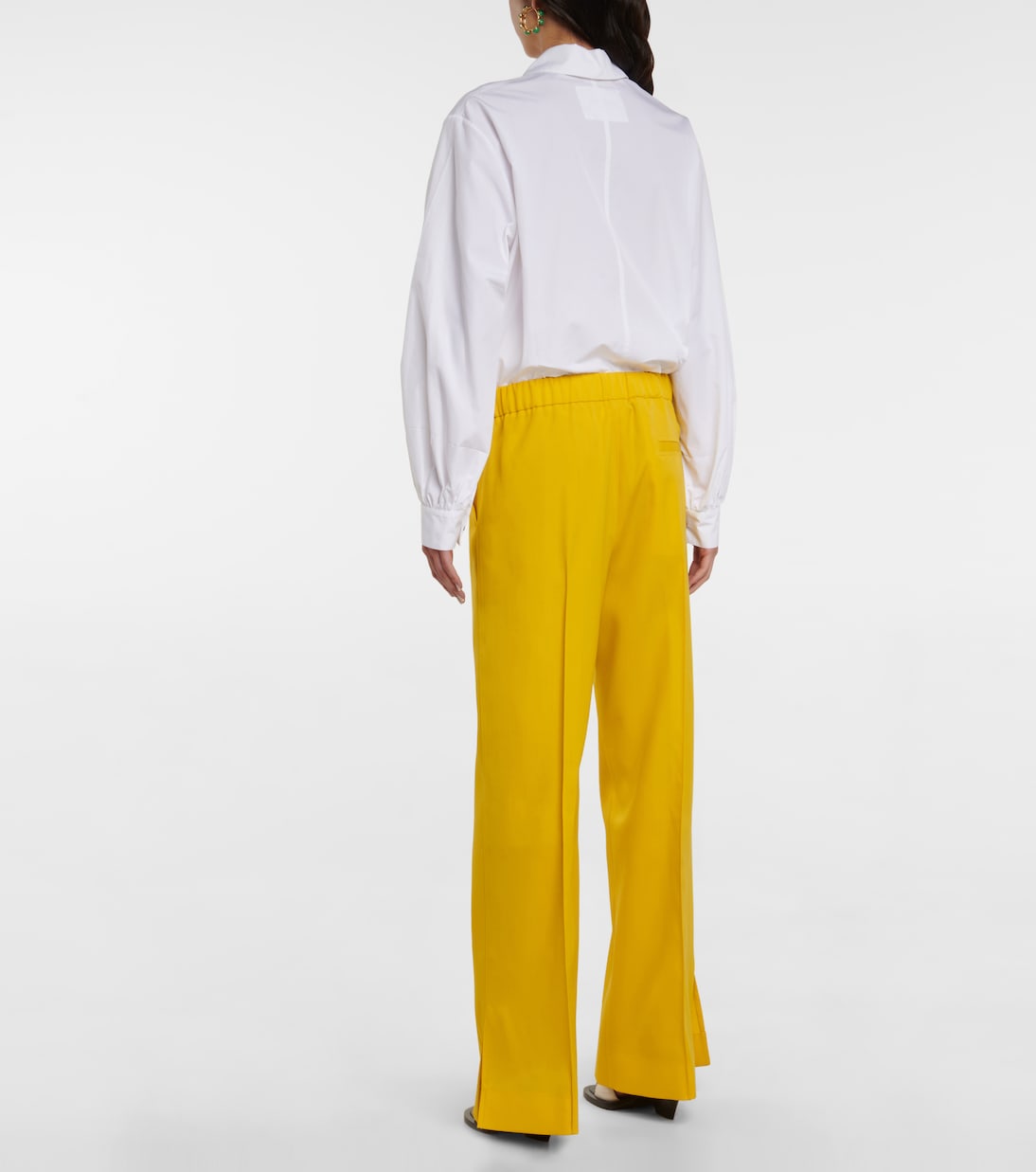 Pantalon ample en laine vierge | Jil Sander