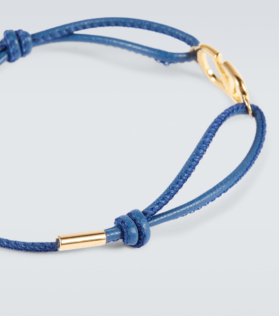 VLogo Signature leather bracelet | Valentino Garavani