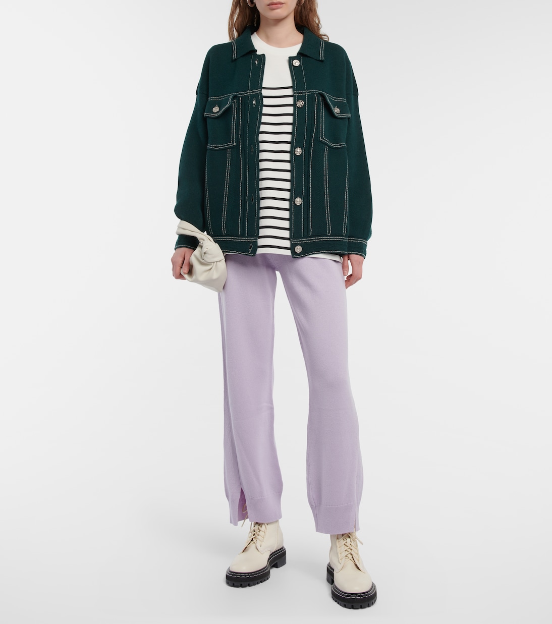 Pantaloni affusolati in cashmere | Barrie