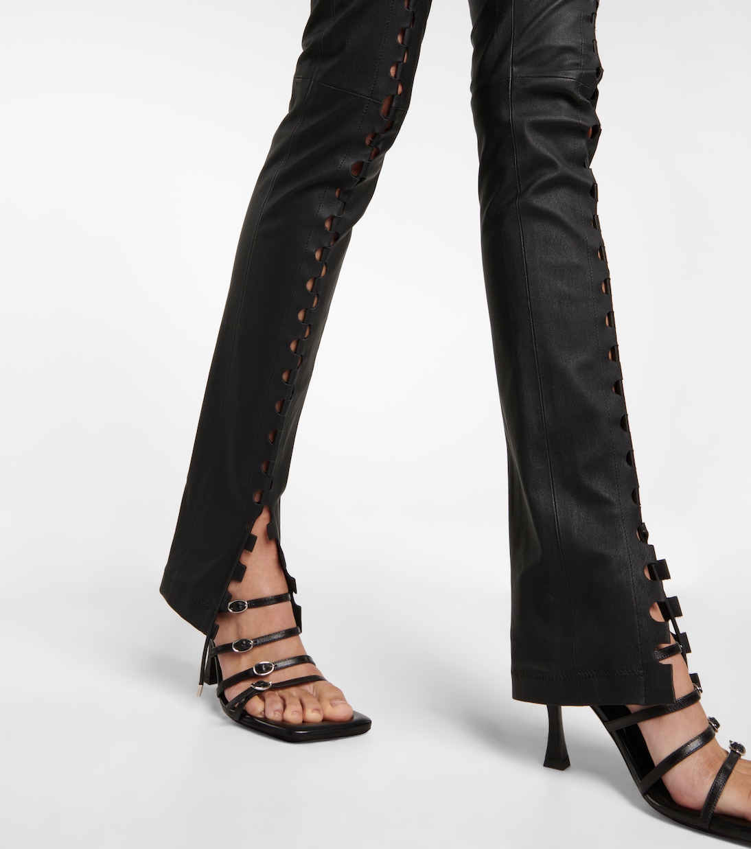Hinge-seam leather pants | Dion Lee