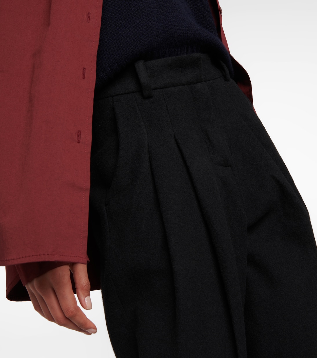 Layton wool-blend suit pants | The Frankie Shop