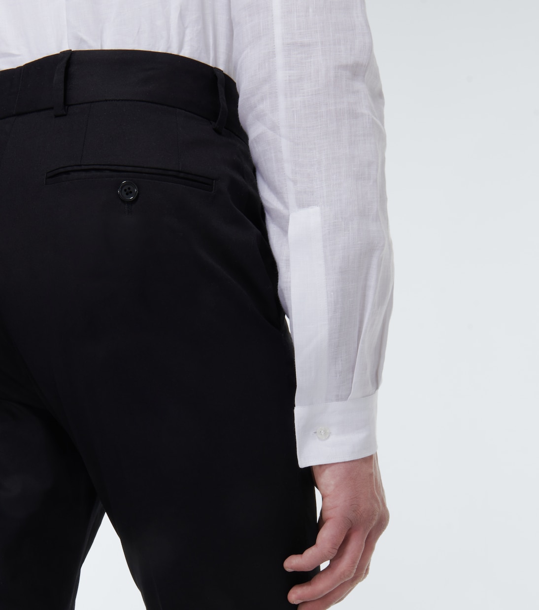 Pantalones rectos de algodón | Dolce&Gabbana