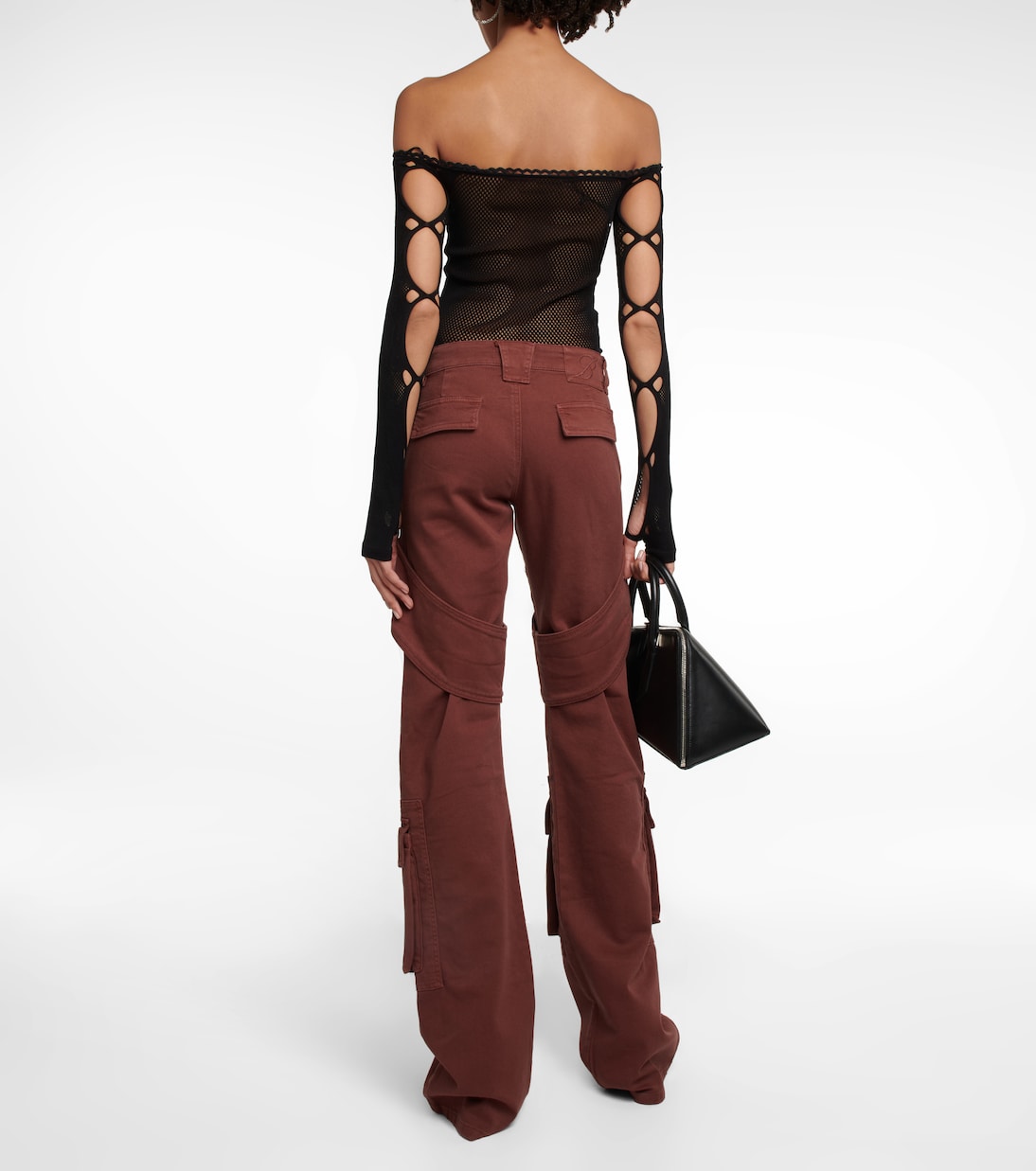 Pantalon cargo en toile de coton | Blumarine