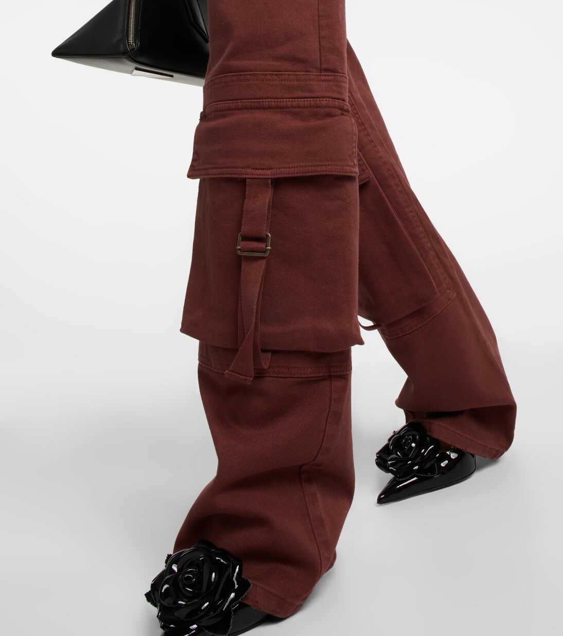 Pantalon cargo en toile de coton | Blumarine