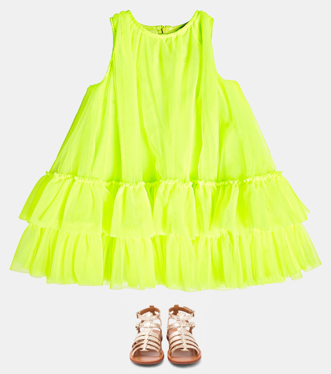 Tiered tulle dress | Caroline Bosmans