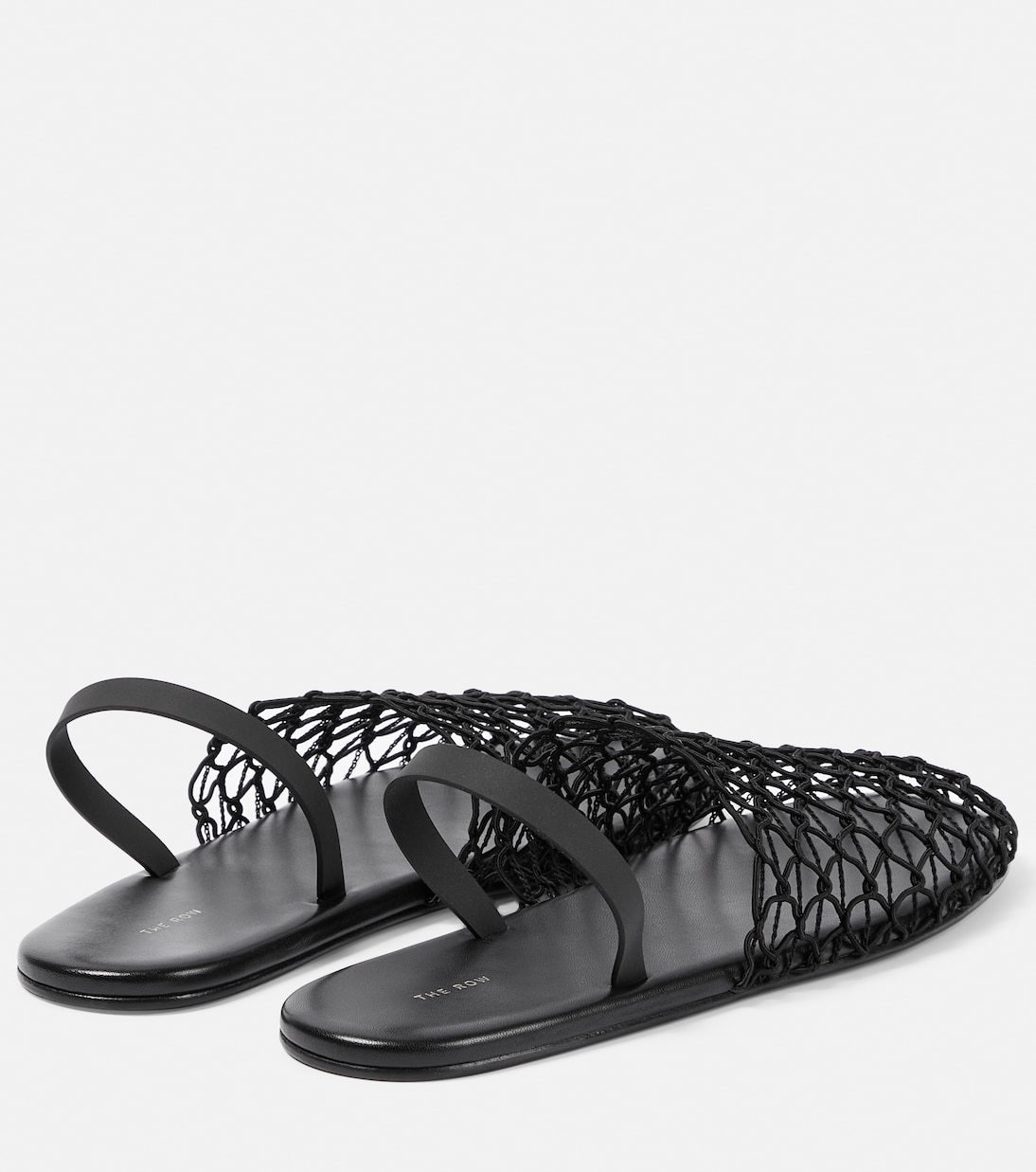 Woven slingback mules | The Row