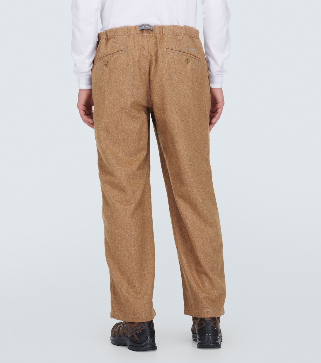 Pantalones anchos Re Wool de tweed | And Wander