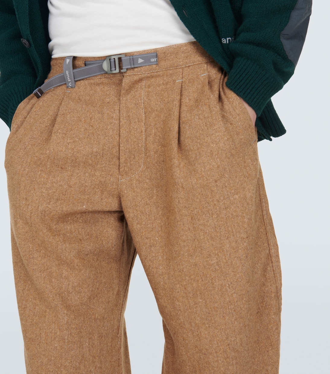 Pantalones anchos Re Wool de tweed | And Wander