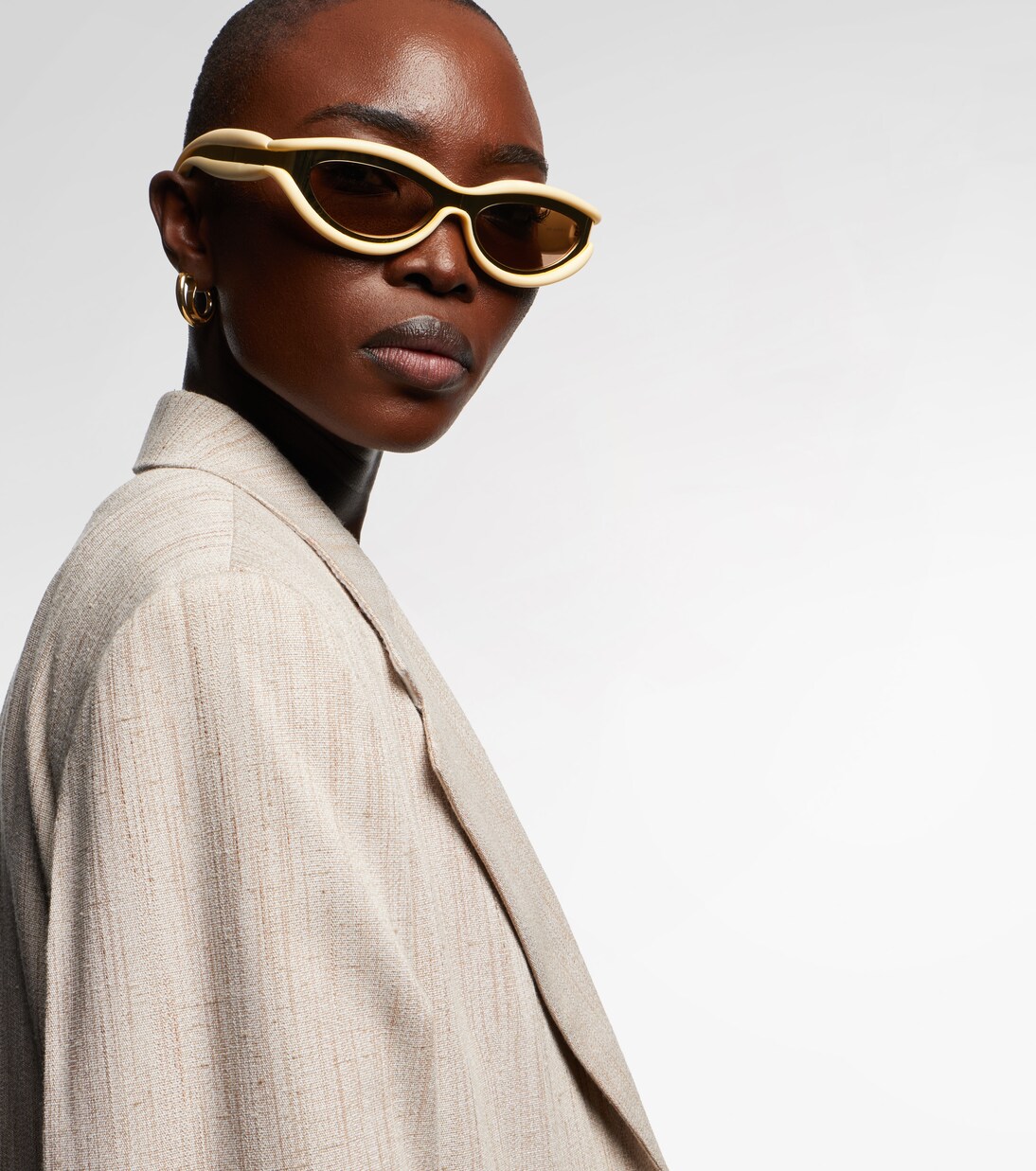Ovale Sonnenbrille Hem | Bottega Veneta