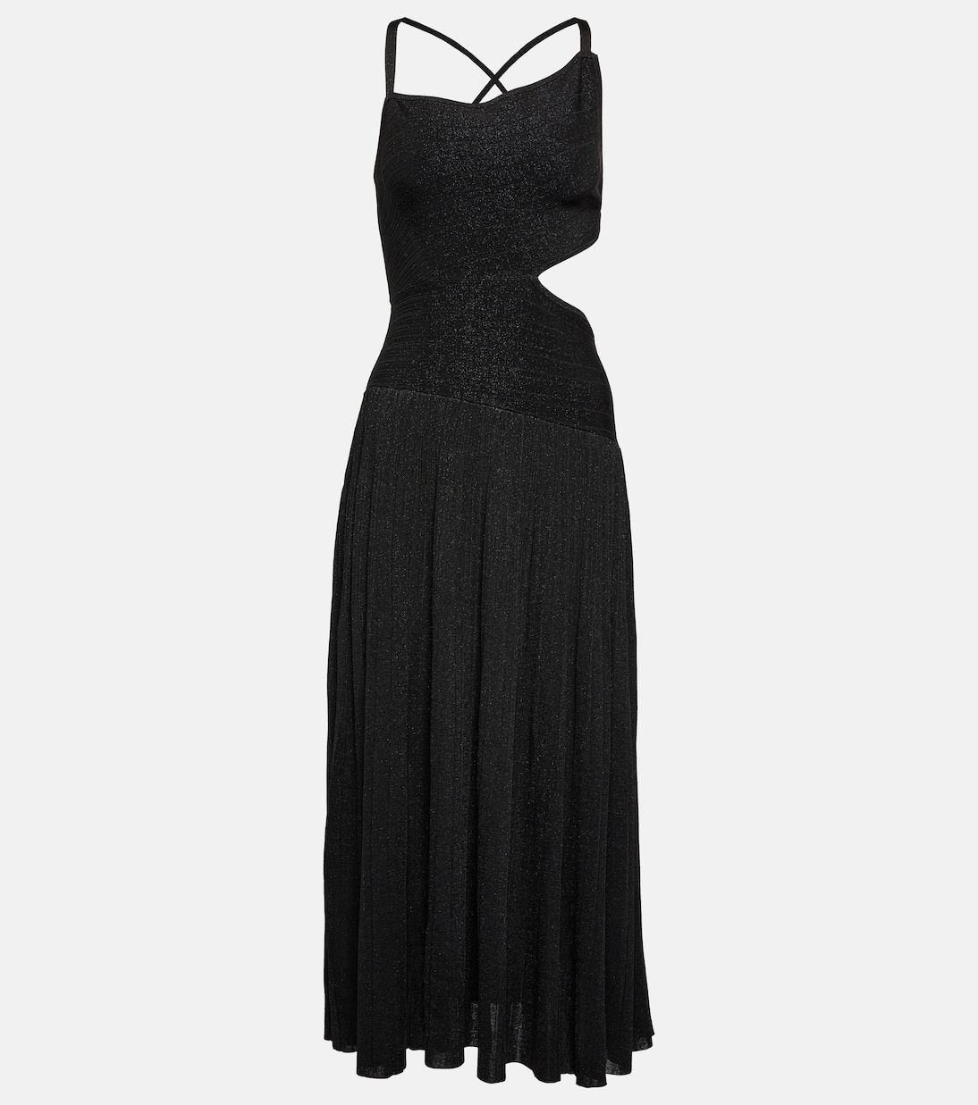 One-shoulder knit midi dress | Zimmermann