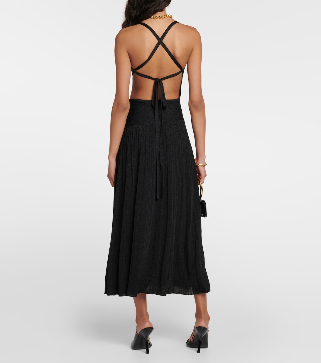 One-shoulder knit midi dress | Zimmermann
