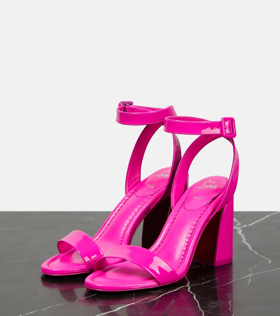 Sandali Miss Sabina 85 in vernice | Christian Louboutin