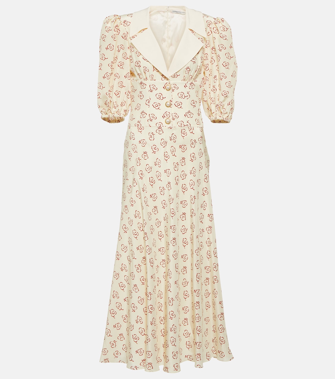 Abito midi in seta | Alessandra Rich