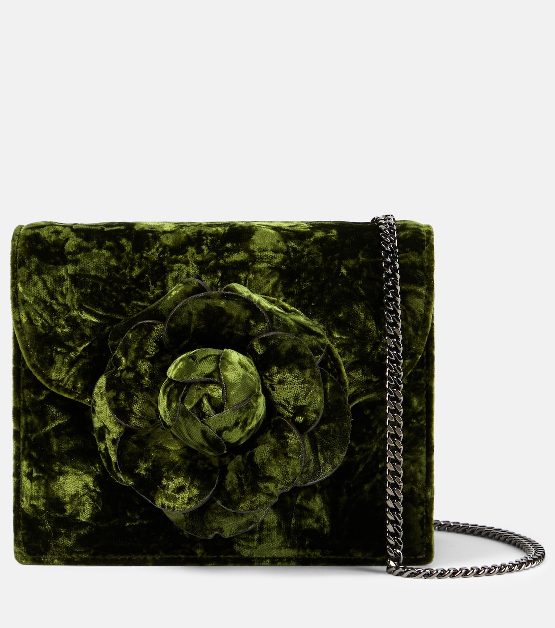 Borsa a tracolla Tro Mini in velluto | Oscar de la Renta
