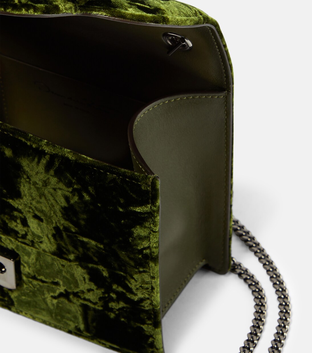 Borsa a tracolla Tro Mini in velluto | Oscar de la Renta