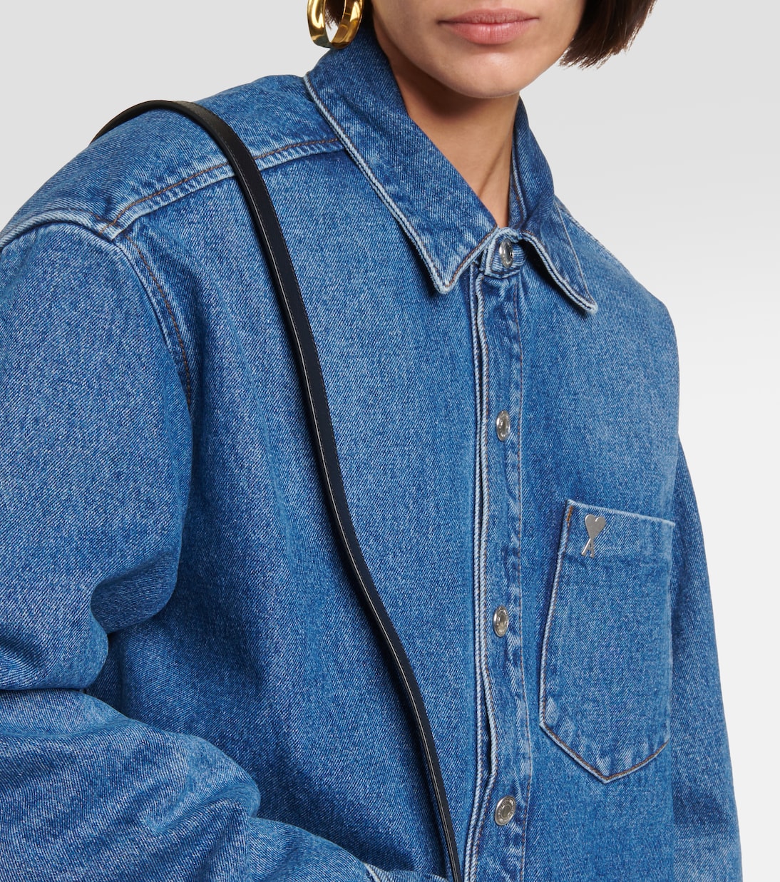 Hemdjacke aus Denim | Ami Paris