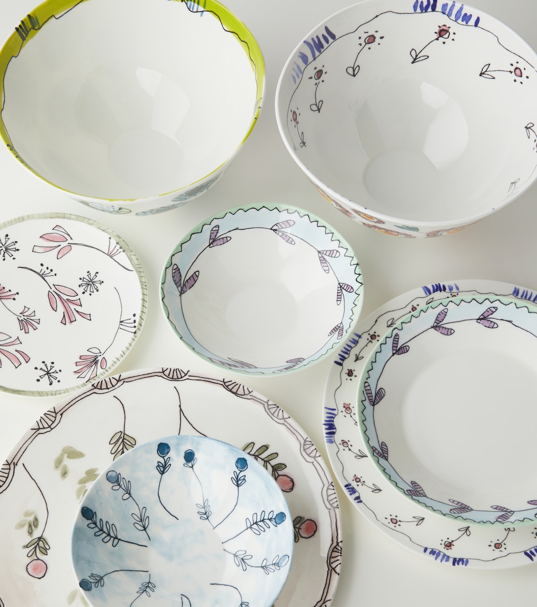 x Marni Blossom Milk set of 2 deep plates | Serax