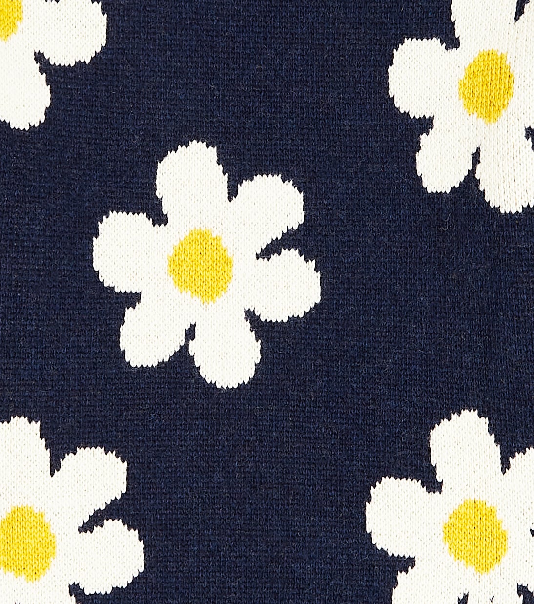 Floral intarsia wool-blend sweater | Bobo Choses