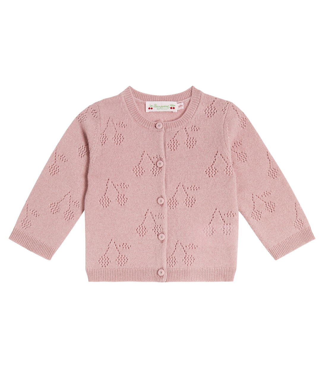 Bébé – Cardigan Tibile en cachemire à logo | Bonpoint
